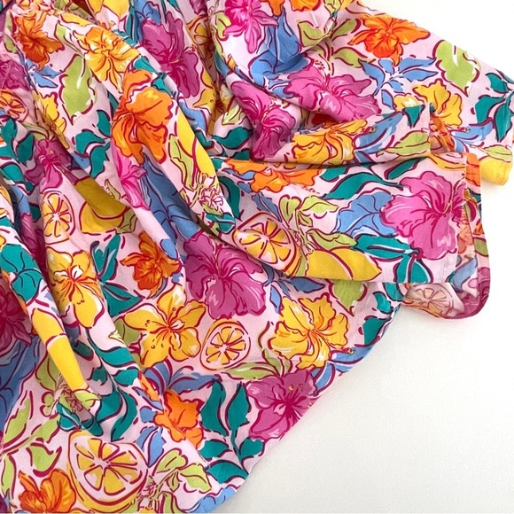 Abel The Label Strapless Tiered Floral Maxi Dress Anthropologie - Picture 7 of 8